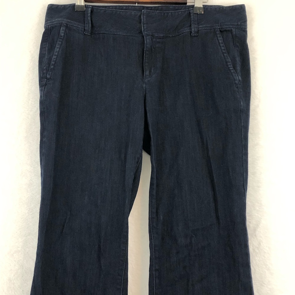 Ann Taylor LOFT Dark Wash Boot Cut Jeans- Size 10 - Picture 3 of 8